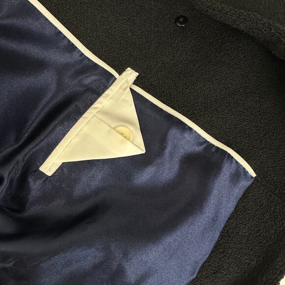 J.Crew Collection Lady Bomber Jacket Cotton Blend Boucle Black Relaxed US 16 - Picture 9 of 12